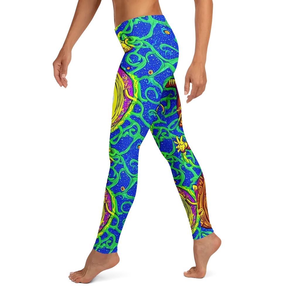 Sprawling Spectacle on Leggings — Left