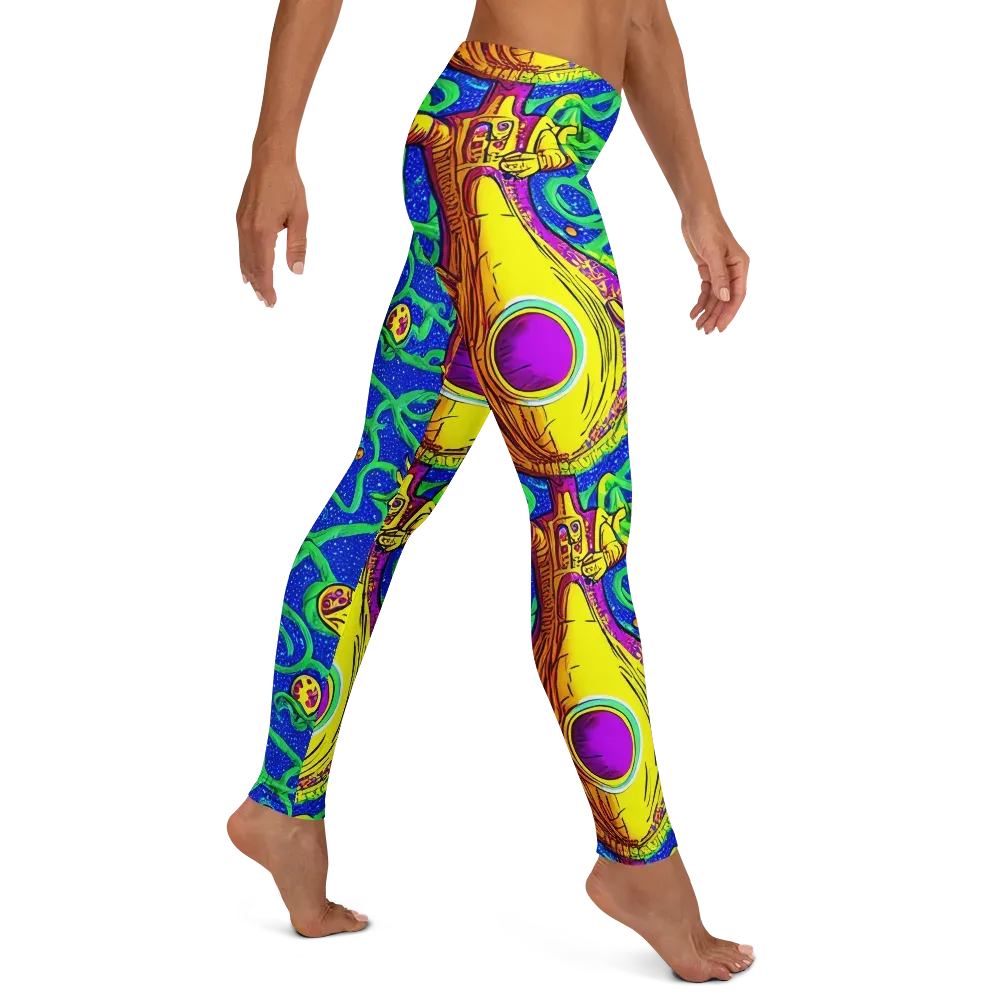Sprawling Spectacle on Leggings — Right