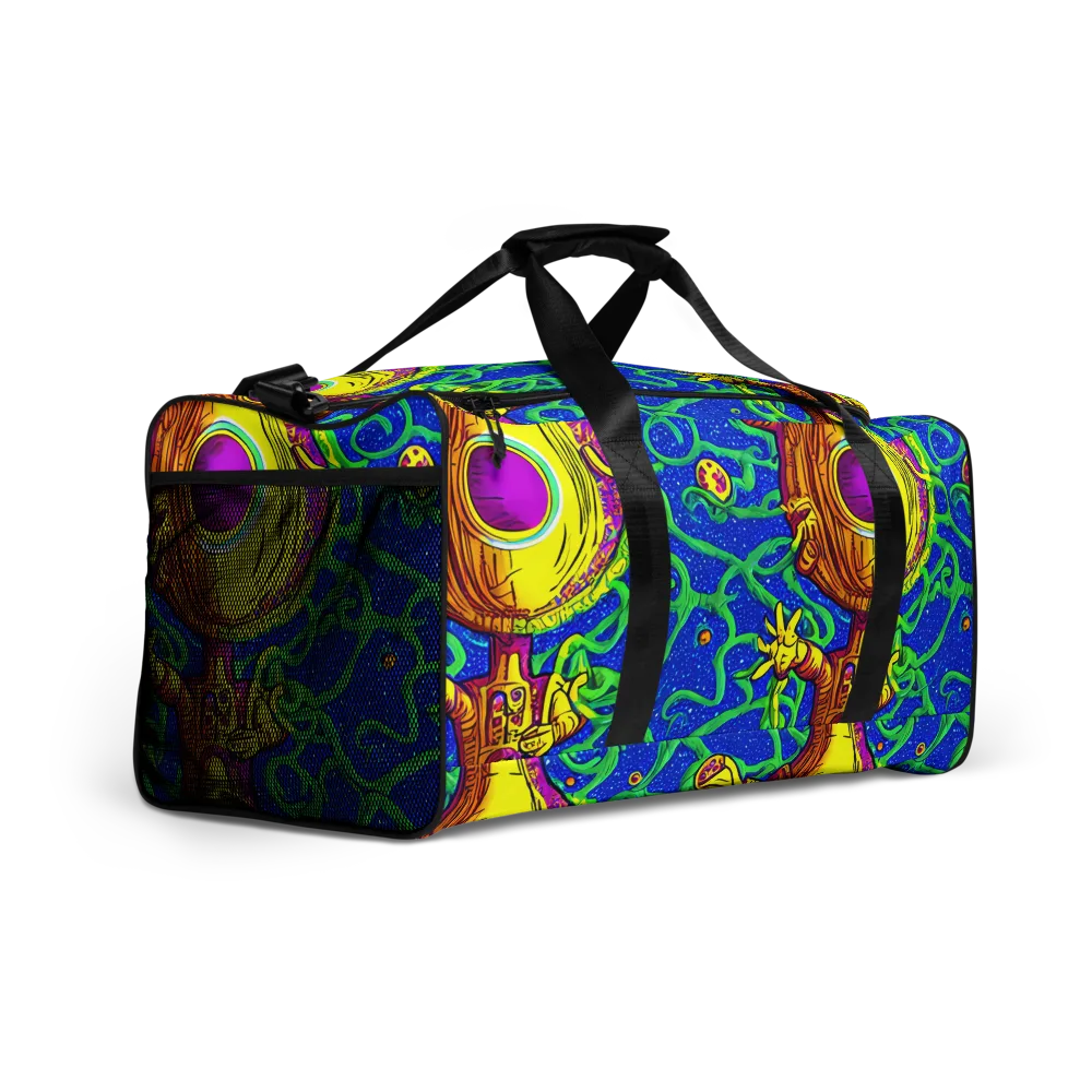 Sprawling Spectacle on Duffle Bag — Right Front