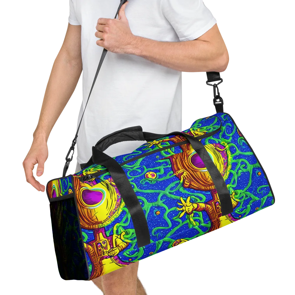 Sprawling Spectacle on Duffle Bag — Right Front