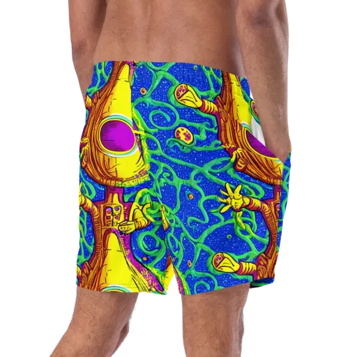 Sprawling Spectacle on a Swim Trunks
