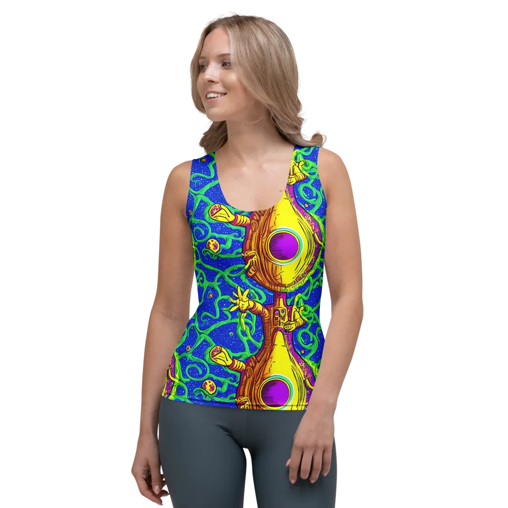 Sprawling Spectacle on Women's Tank Top — Front