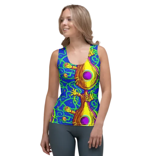 Sprawling Spectacle on a Women's Tank Top