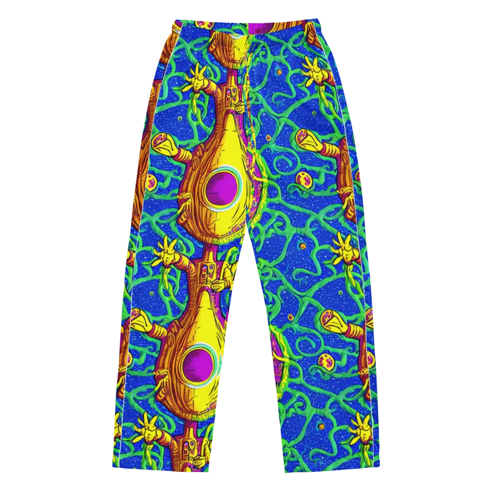 Sprawling Spectacle on Women's Pajama Pants — Front