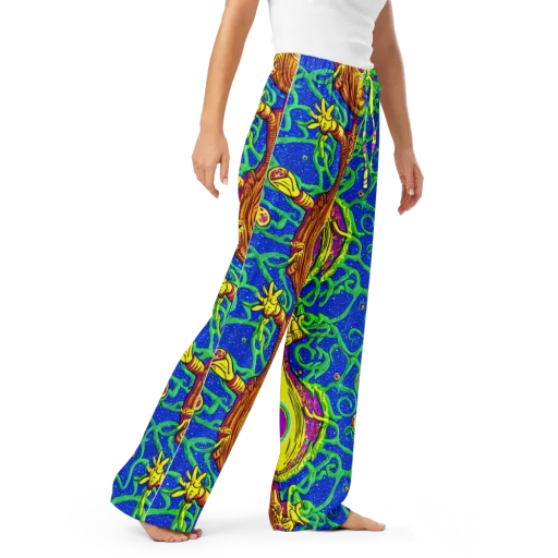 Sprawling Spectacle on a Women's Pajama Pants