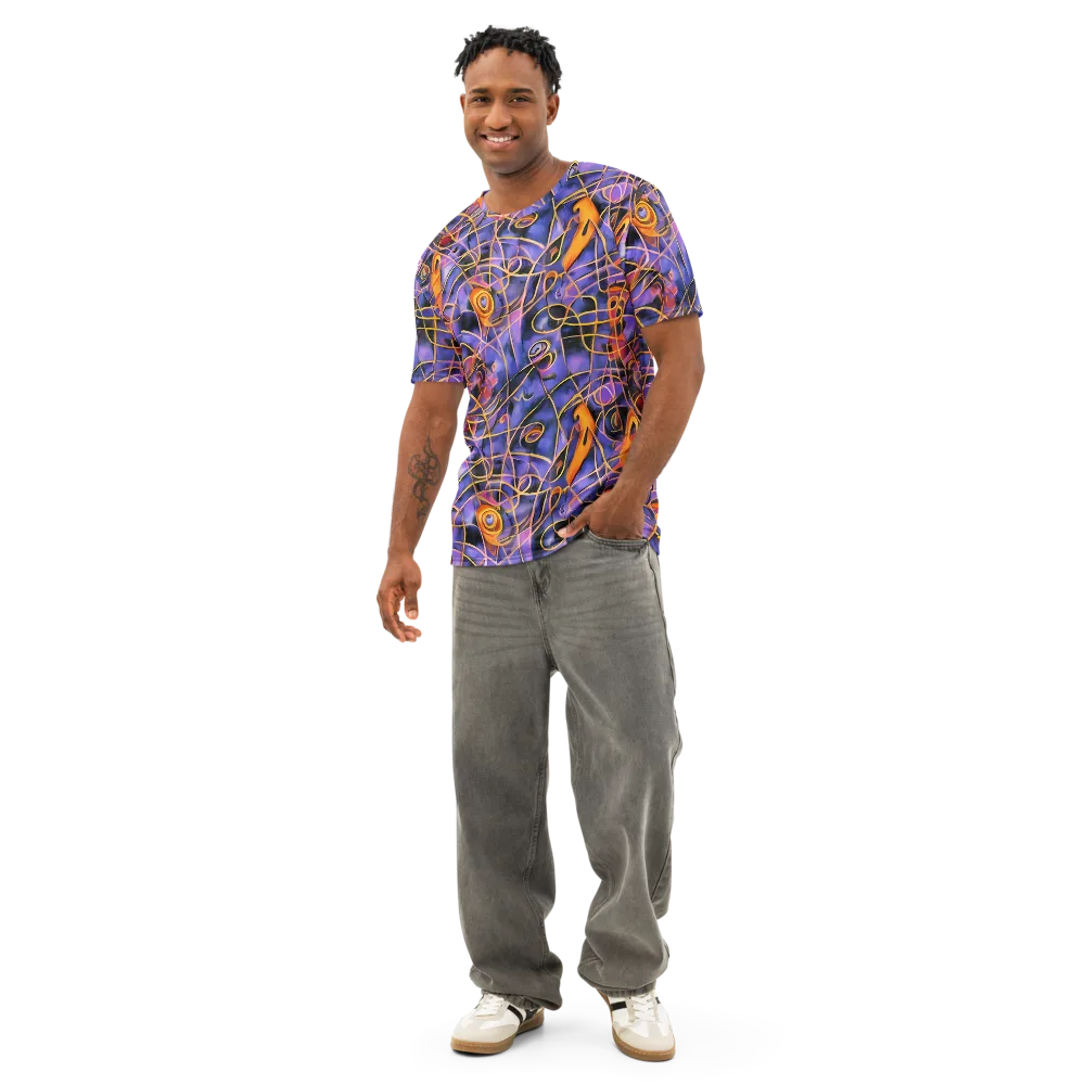 Bailly's Twist on Men's Cotton Crew Neck T-Shirt — Front