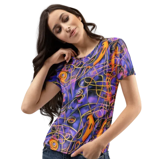 Bailly's Twist on a Women's Crew Neck T-Shirt