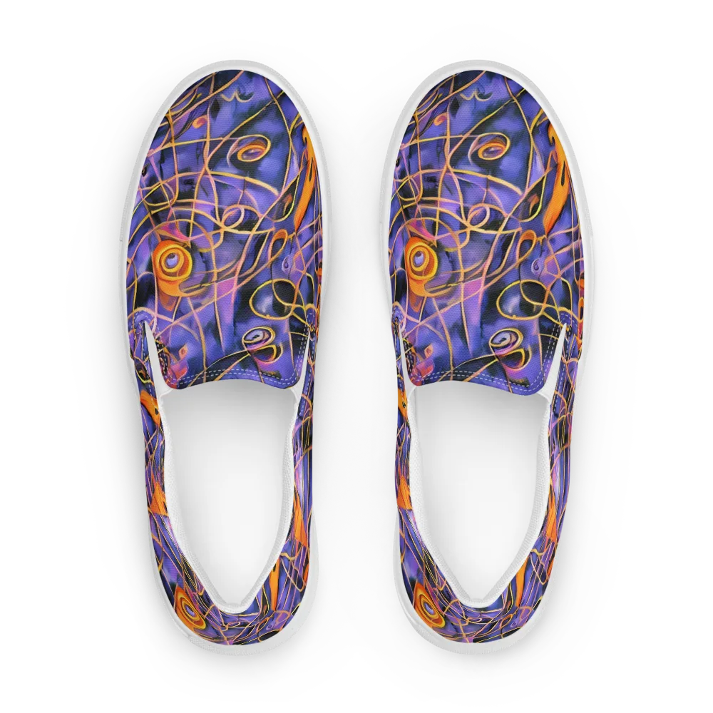 Bailly's Twist on Men's Slip-On Canvas Shoes — Front