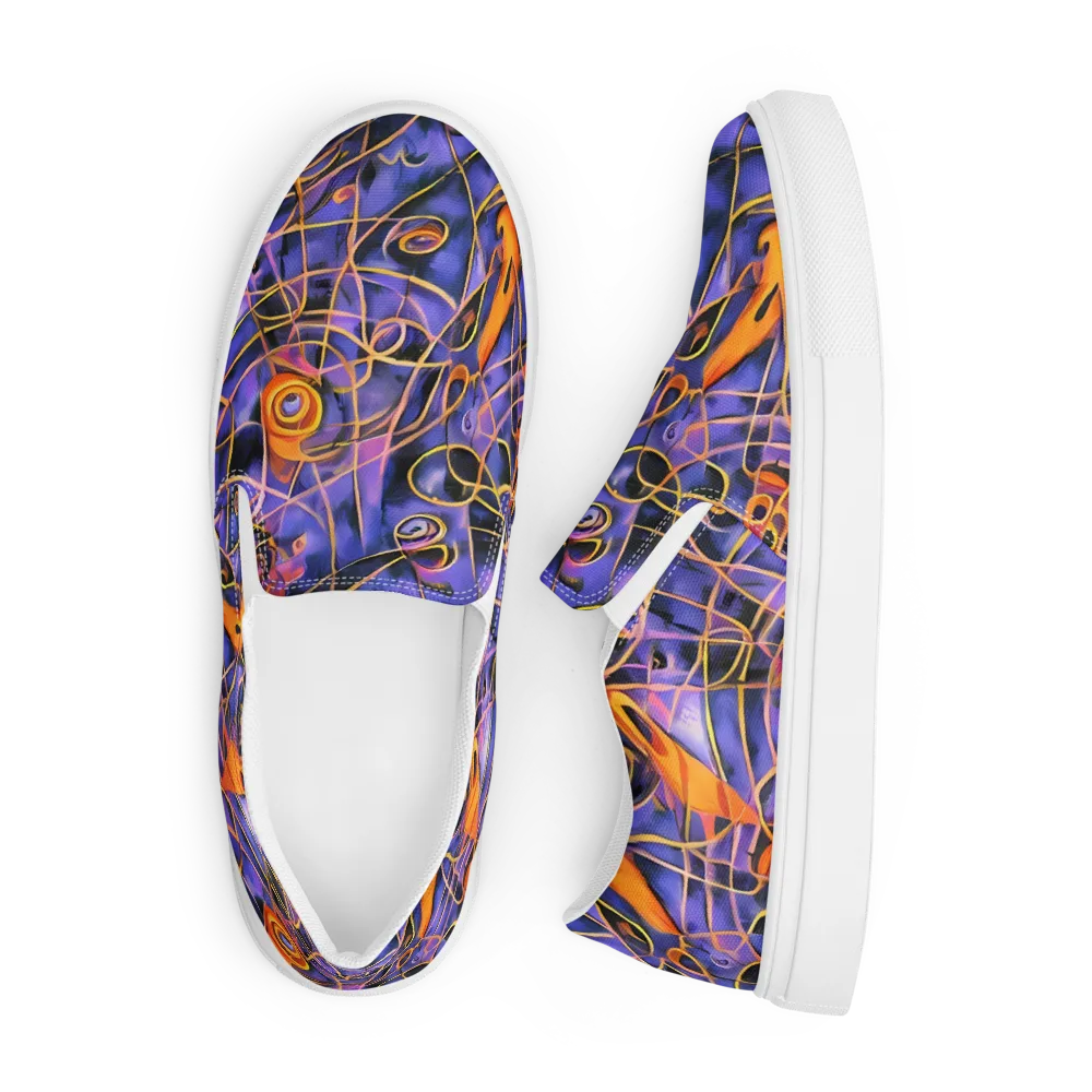 Bailly's Twist on Men's Slip-On Canvas Shoes — Front
