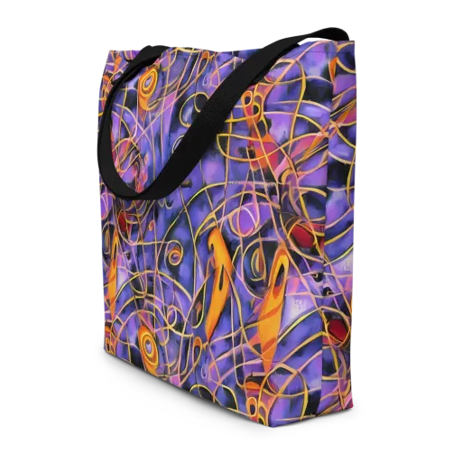 Bailly's Twist on a Large Tote Bag W/ Pocket