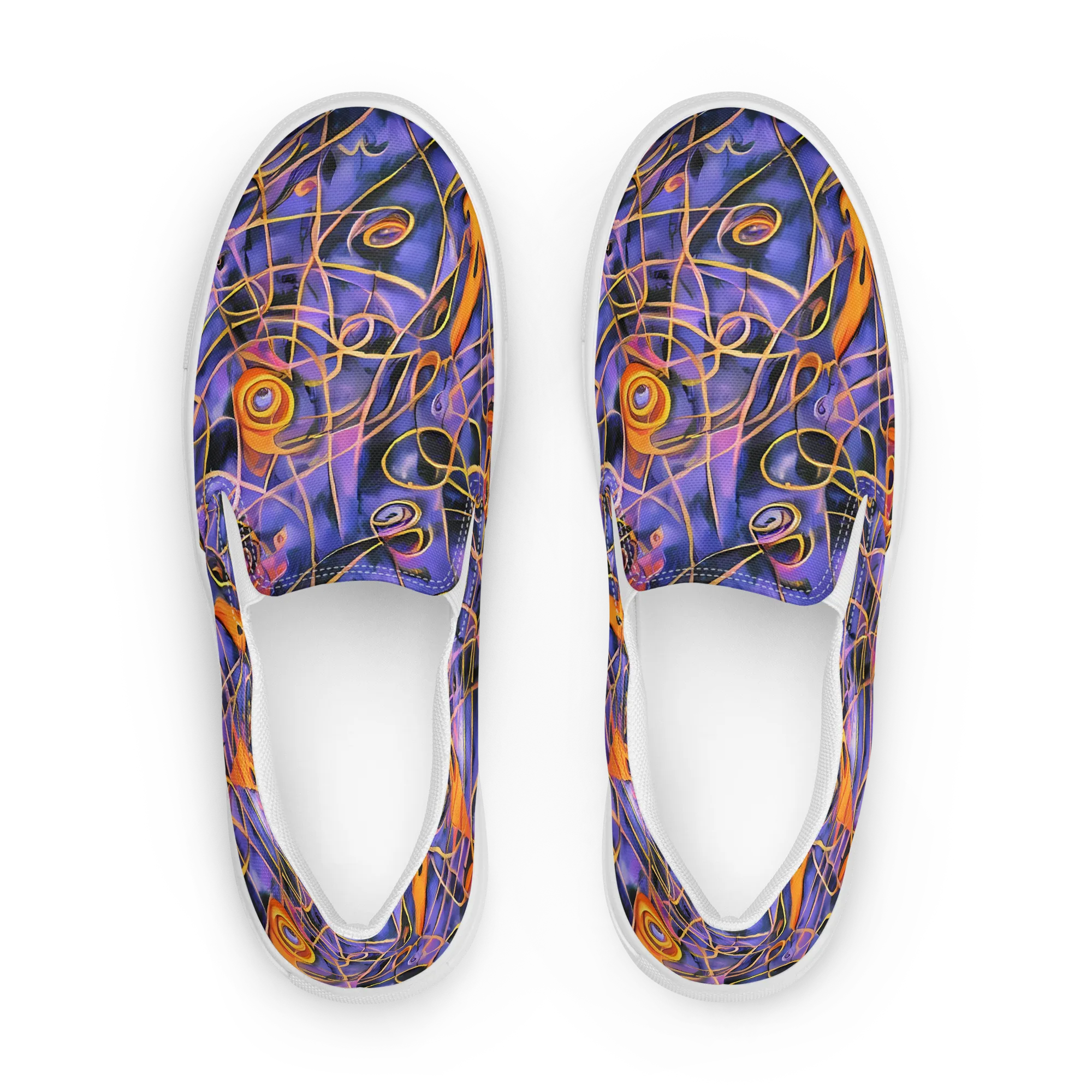 Bailly's Twist on Women's Slip-On Canvas Shoes — Front