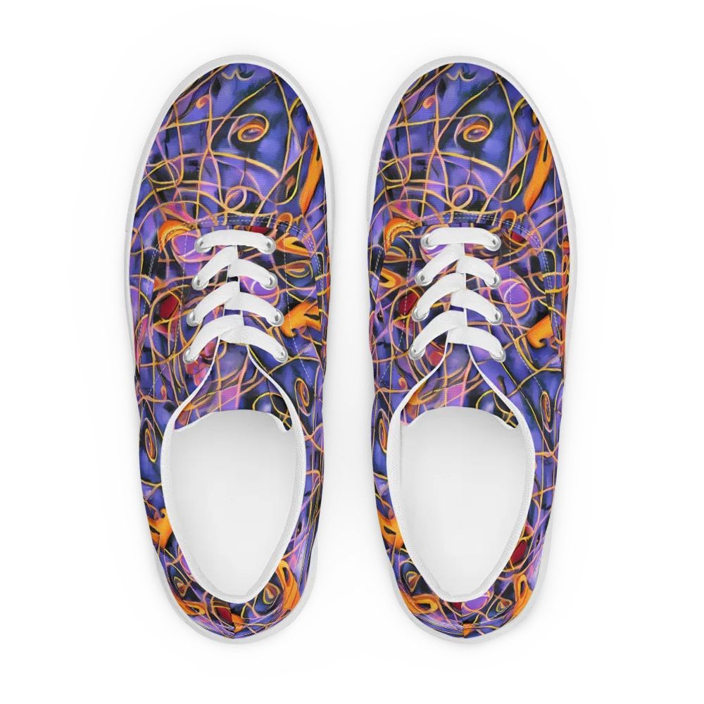 Bailly's Twist on Men's Lace-Up Canvas Shoes — Front