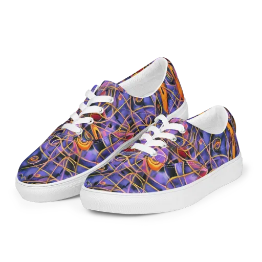 Bailly's Twist on a Men's Lace-Up Canvas Shoes