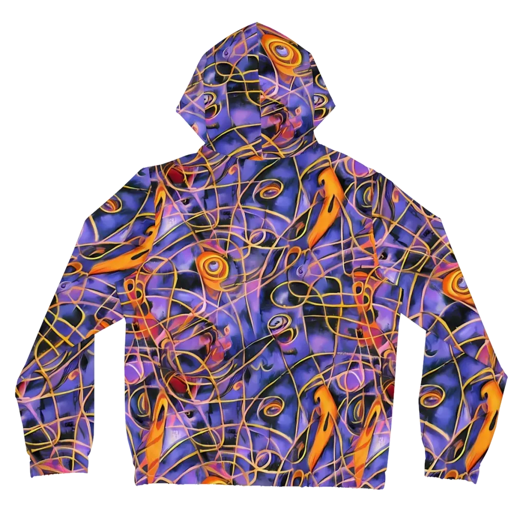 Bailly's Twist on Women's Full-Zip Hoodie — Back