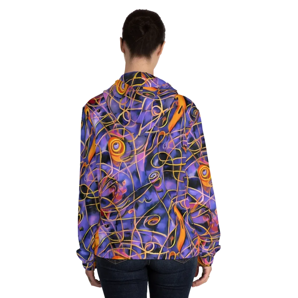 Bailly's Twist on Women's Full-Zip Hoodie — Back On Person