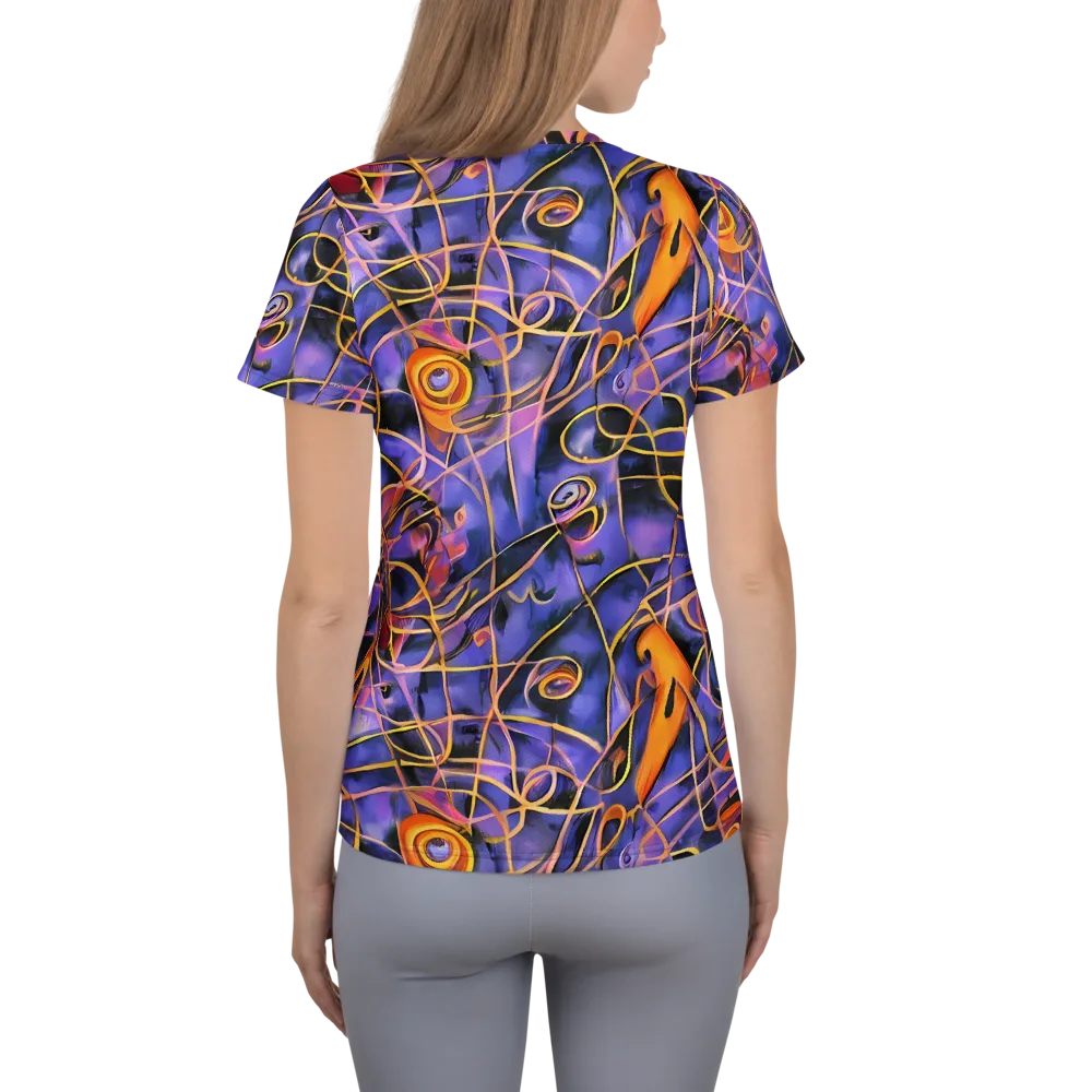 Bailly's Twist on Women's Athletic T-Shirt — Back