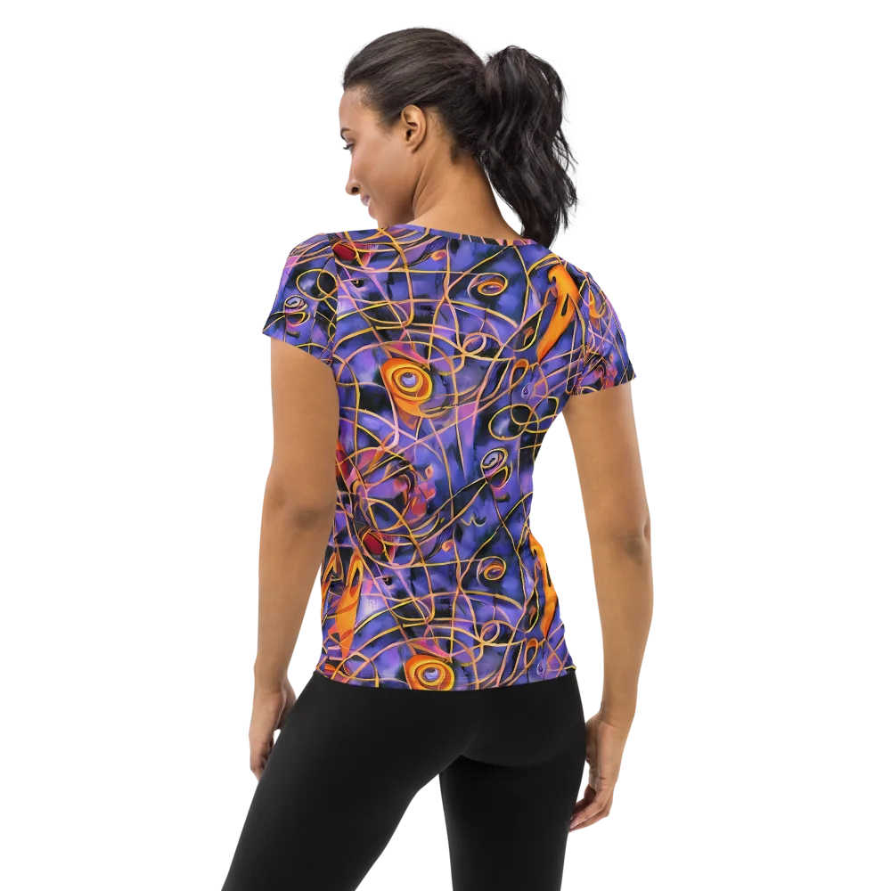 Bailly's Twist on Women's Athletic T-Shirt — Back