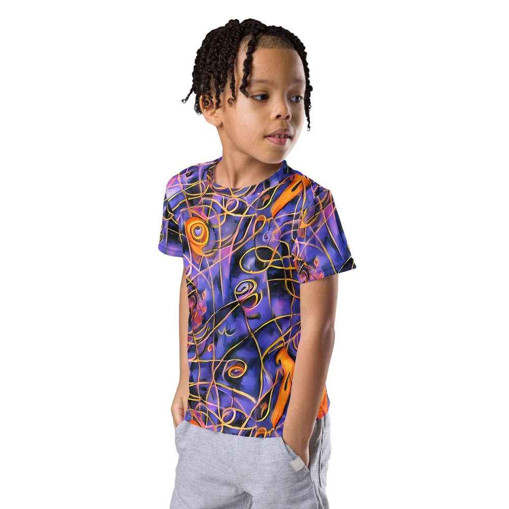 Bailly's Twist on Kids Crew Neck T-Shirt — Left Front