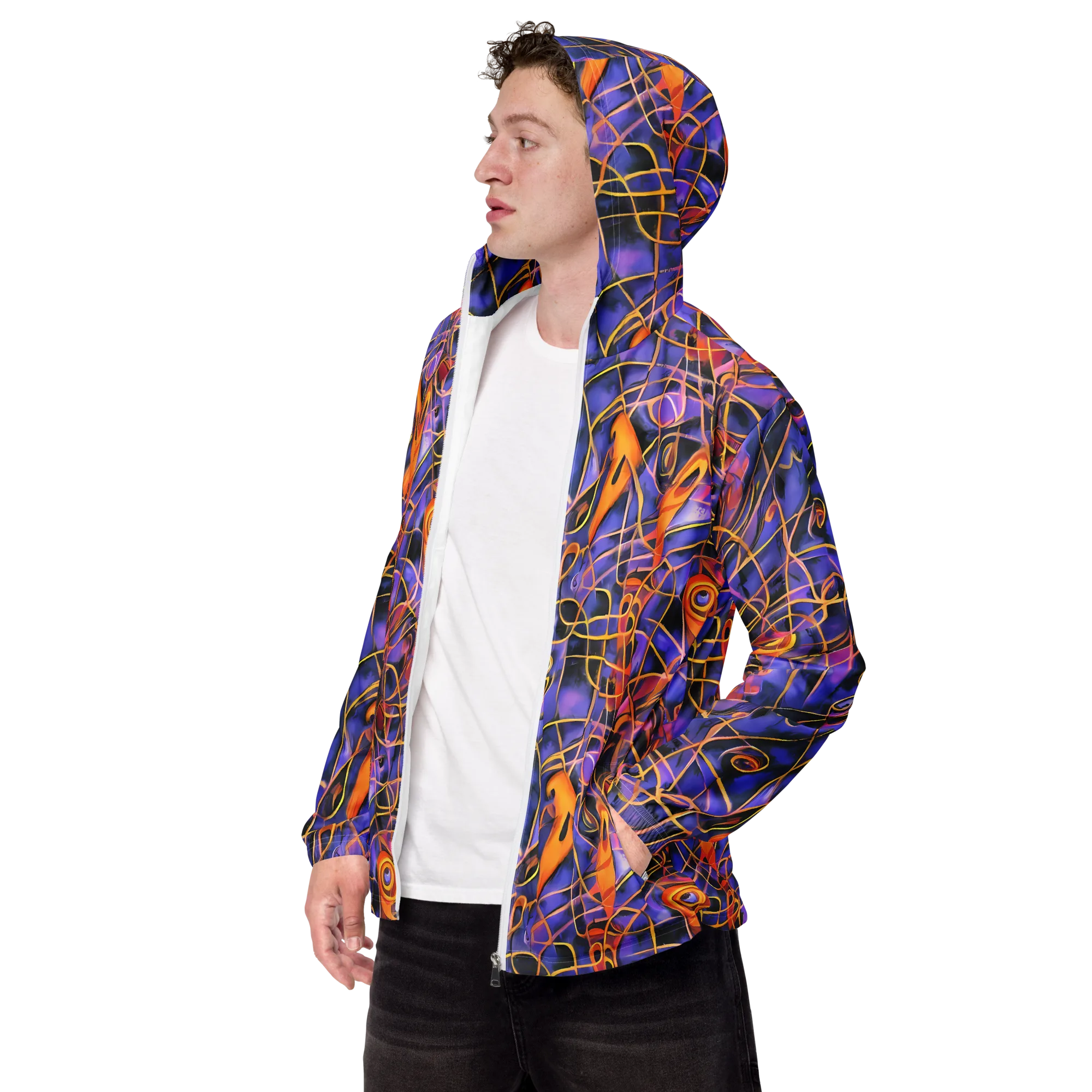 Bailly's Twist on Men's Windbreaker — Left Front