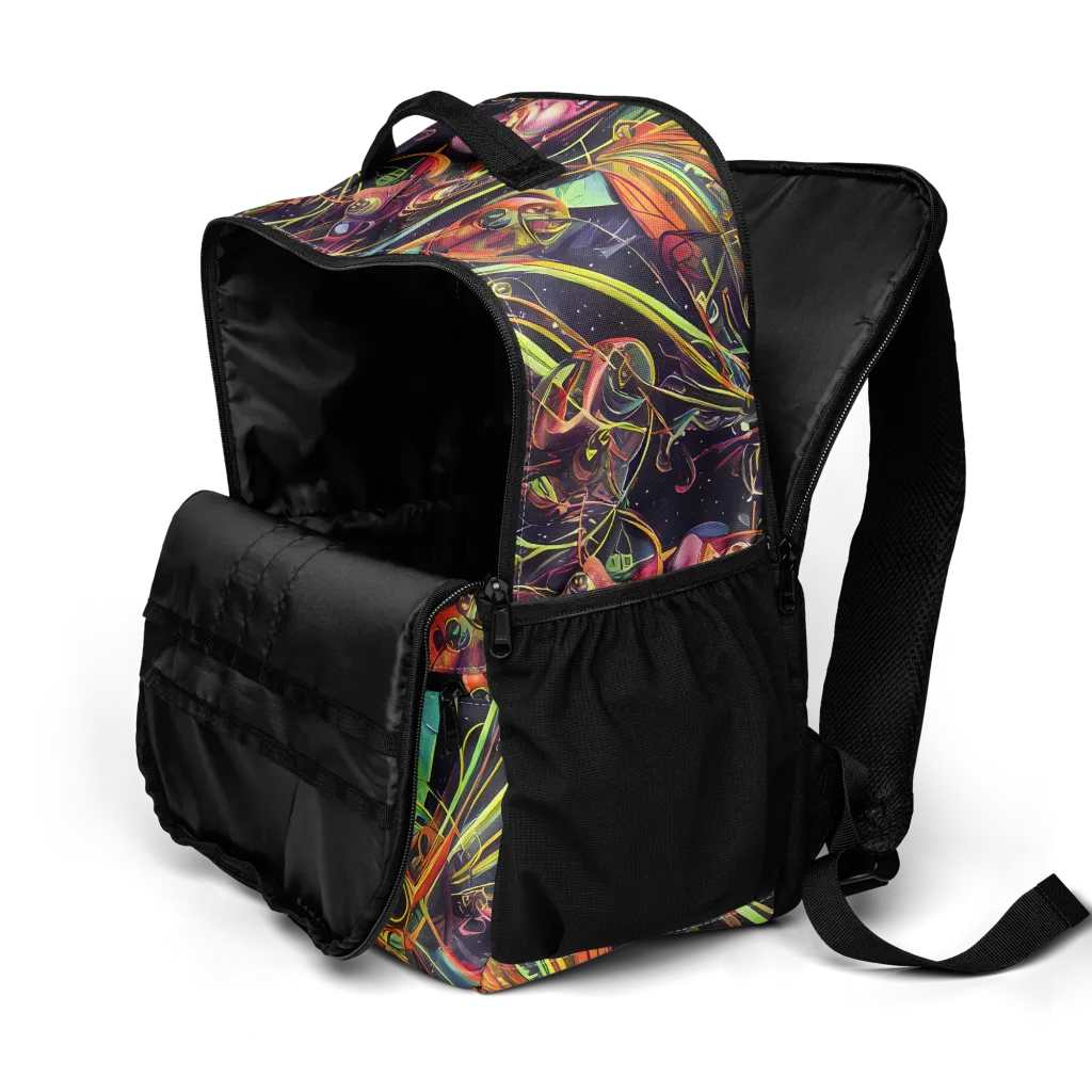 Psychedelic Deep Space on Utility Backpack — Product details 2