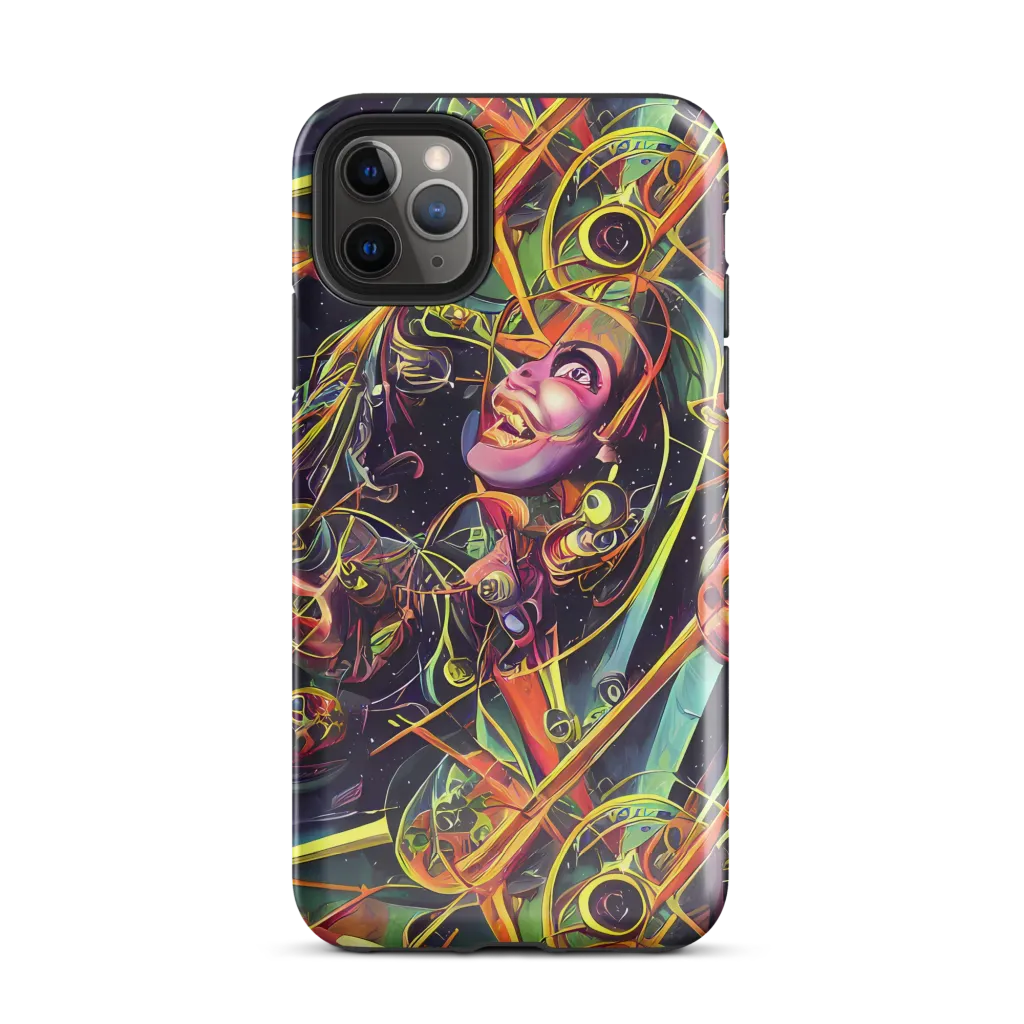 Psychedelic Deep Space on Tough Case for iPhone® — Front