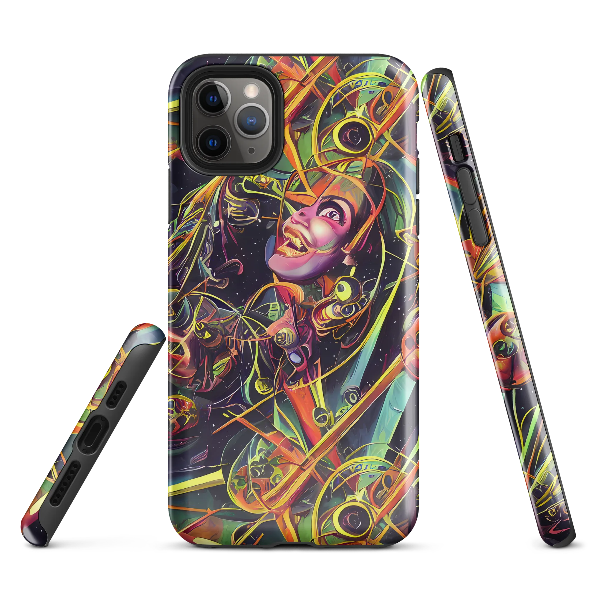 Psychedelic Deep Space on Tough Case for iPhone® — Front