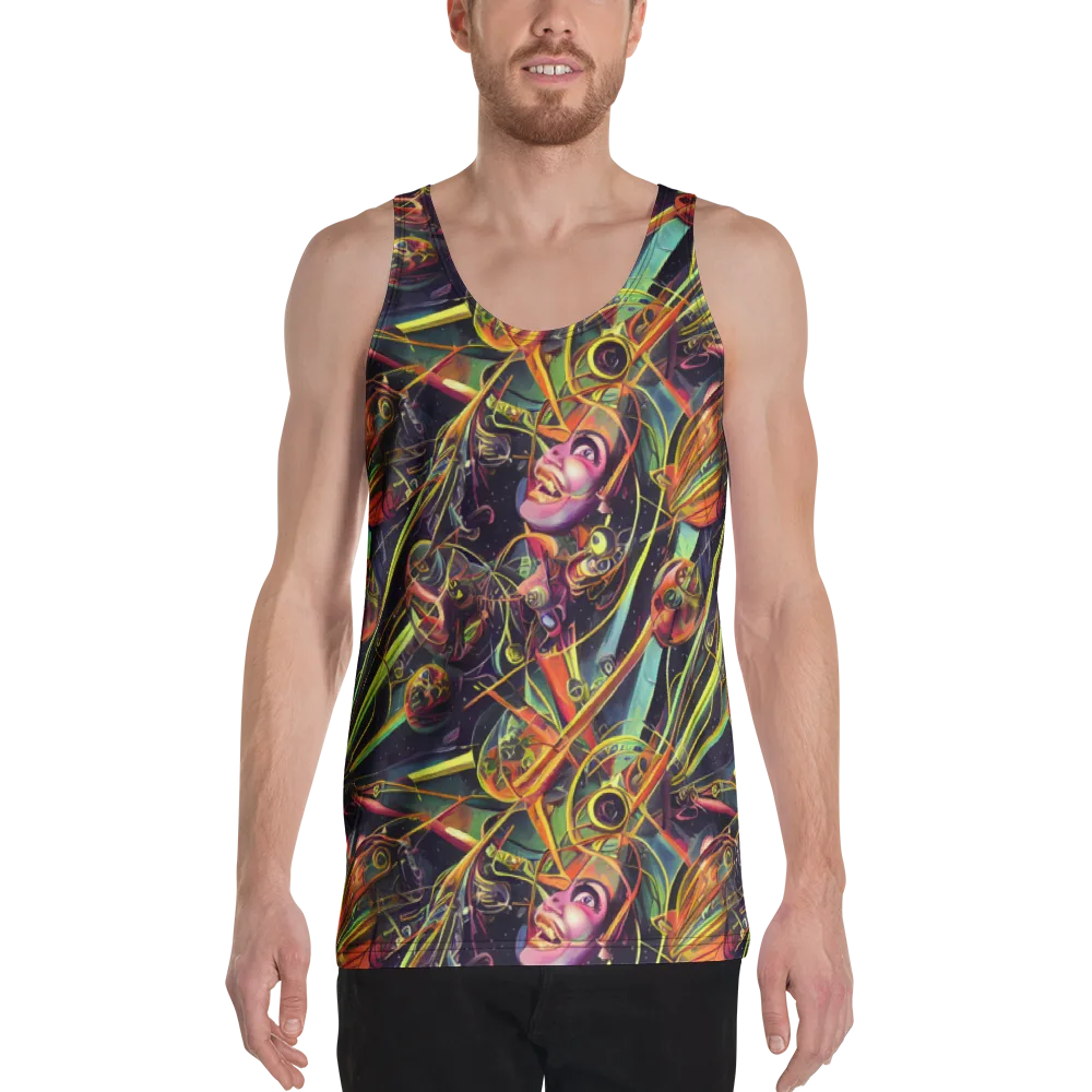 Psychedelic Deep Space on Men's Tank Top — Front