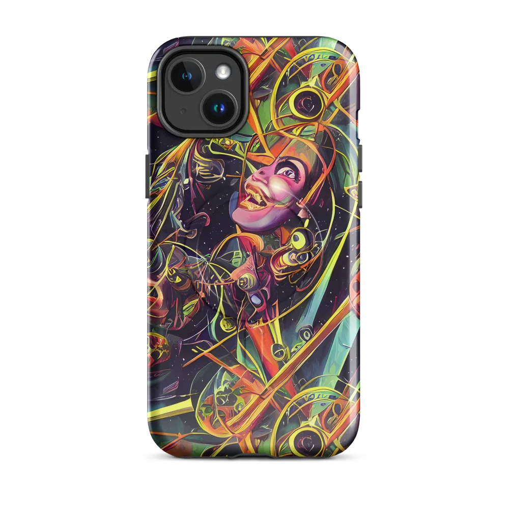 Psychedelic Deep Space on MagSafe Tough Case for iPhone® — Front