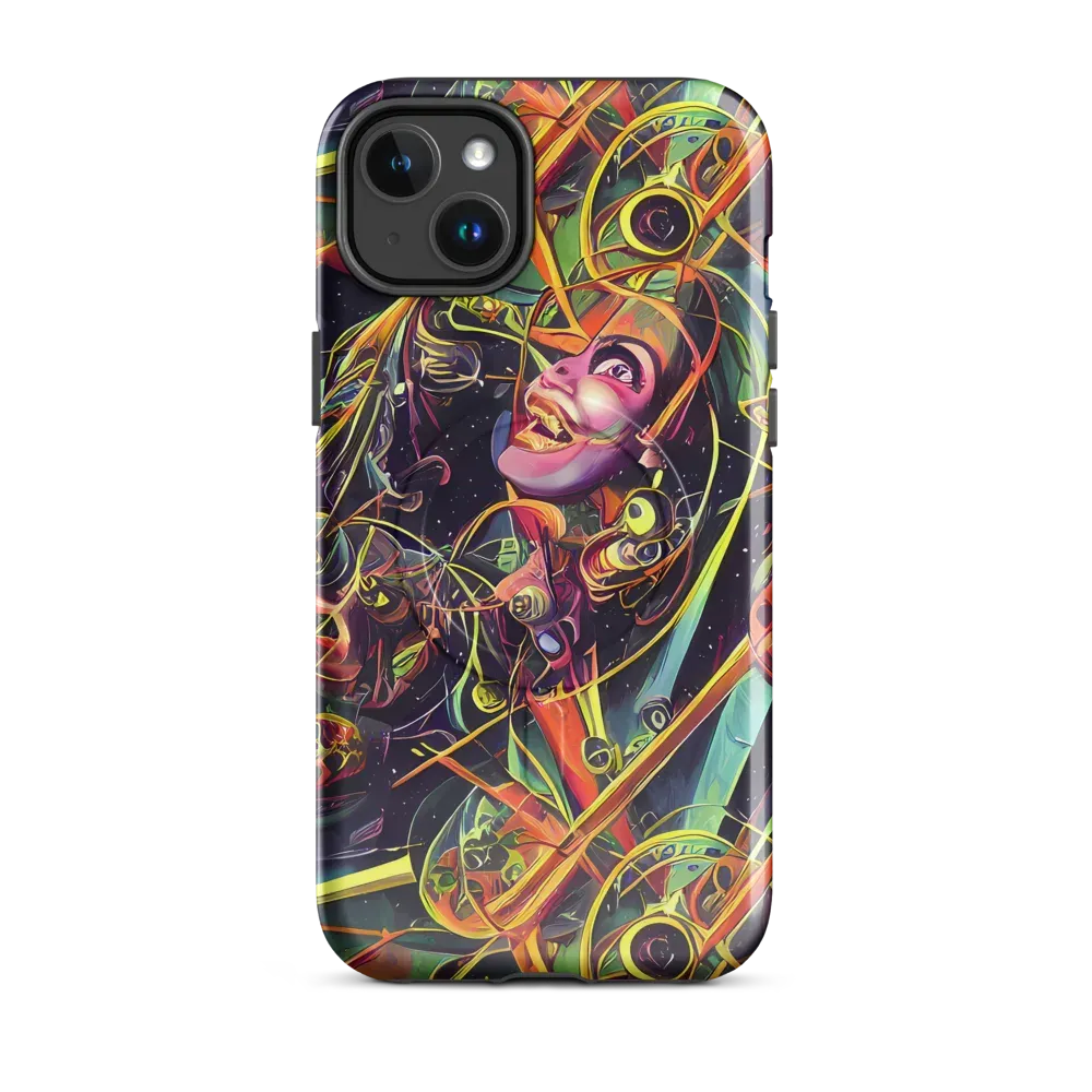 Psychedelic Deep Space on MagSafe Tough Case for iPhone® — Front