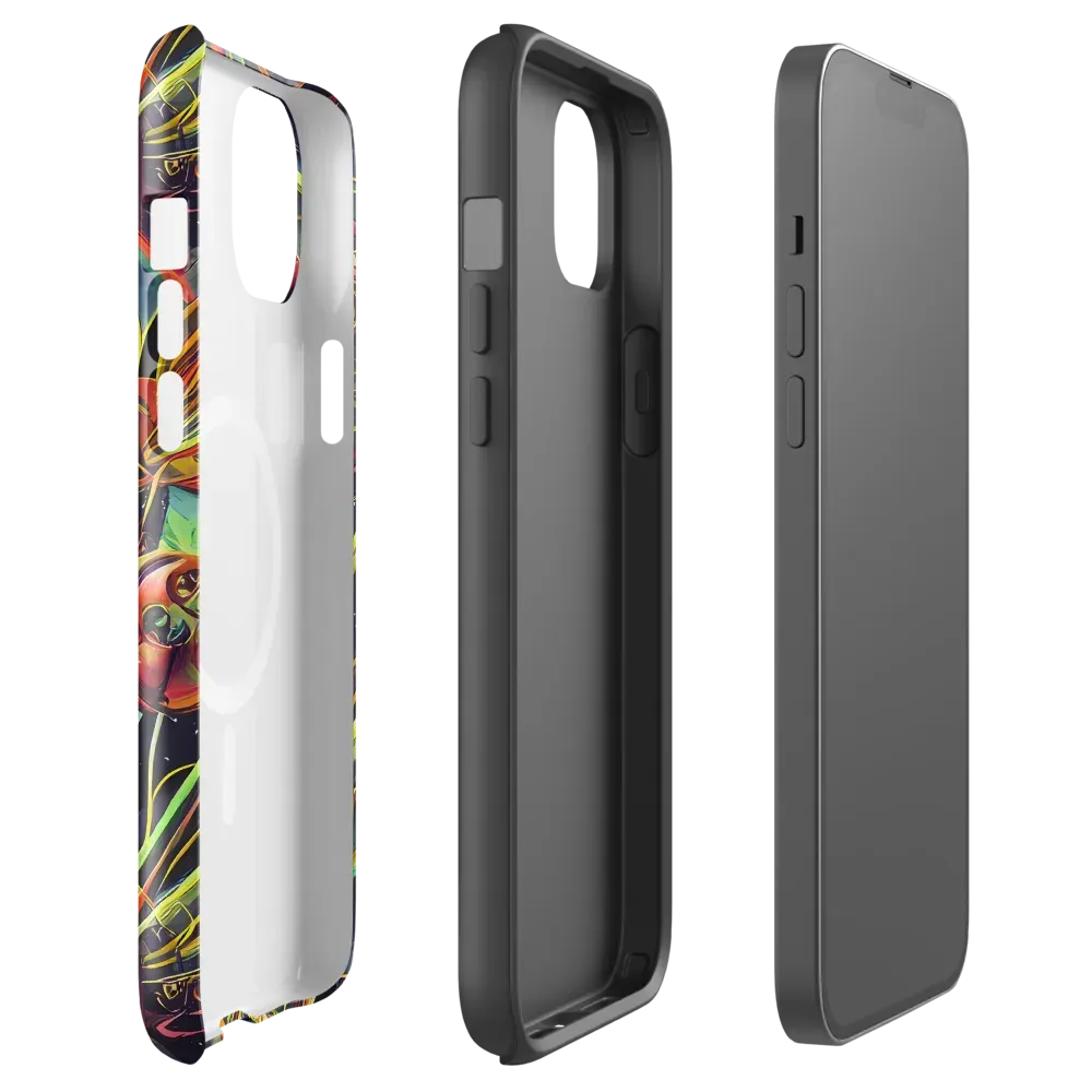 Psychedelic Deep Space on MagSafe Tough Case for iPhone® — Front