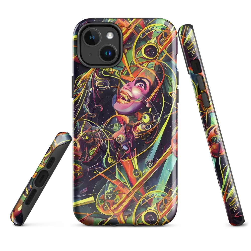 Psychedelic Deep Space on MagSafe Tough Case for iPhone® — Front