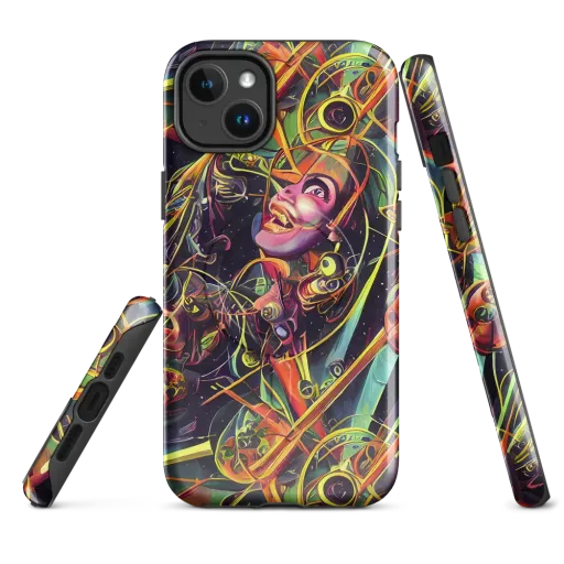 Psychedelic Deep Space on a MagSafe Tough Case for iPhone®