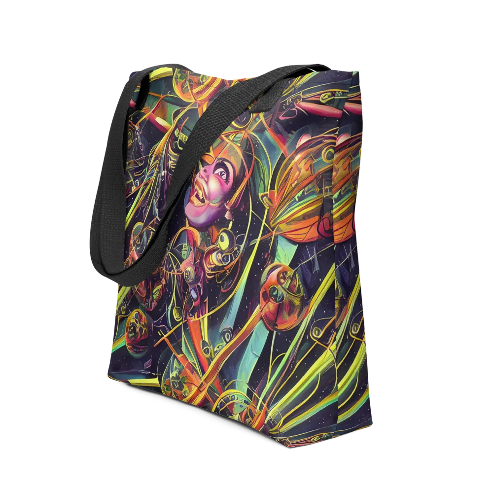 Psychedelic Deep Space on Tote Bag — Front