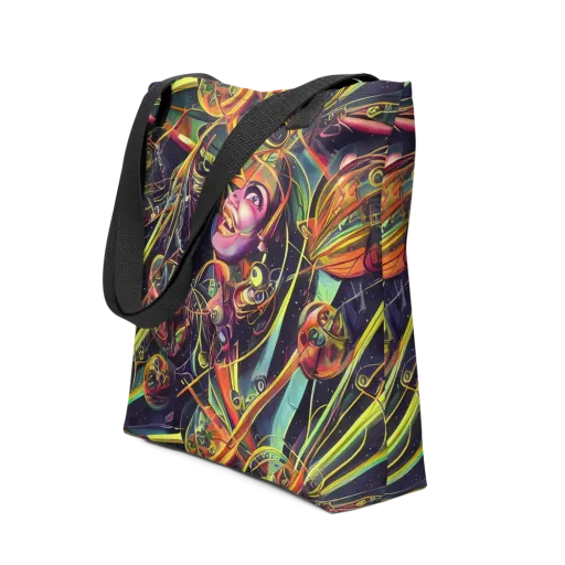 Psychedelic Deep Space on a Tote Bag
