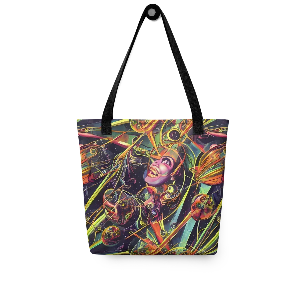 Psychedelic Deep Space on Tote Bag — Front