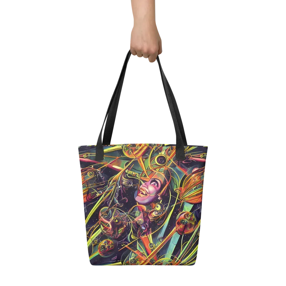 Psychedelic Deep Space on Tote Bag — Front