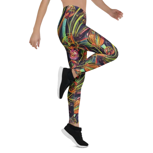 Psychedelic Deep Space on a Leggings
