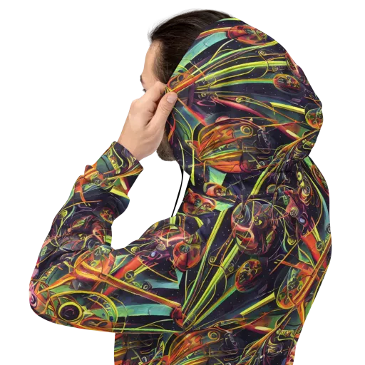 Psychedelic Deep Space on a Hoodie