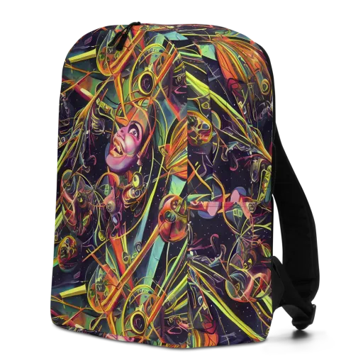 Psychedelic Deep Space on a Minimalist Backpack