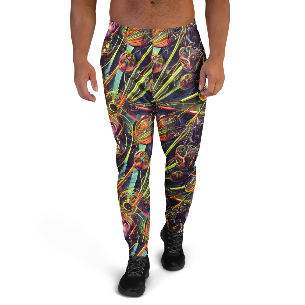 Psychedelic Deep Space on Men's Joggers — Front
