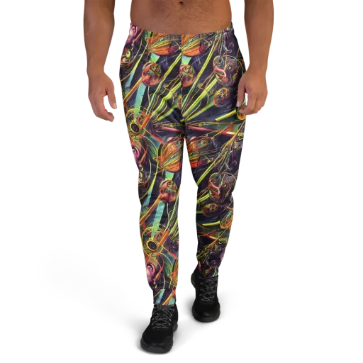 Psychedelic Deep Space on a Men's Joggers