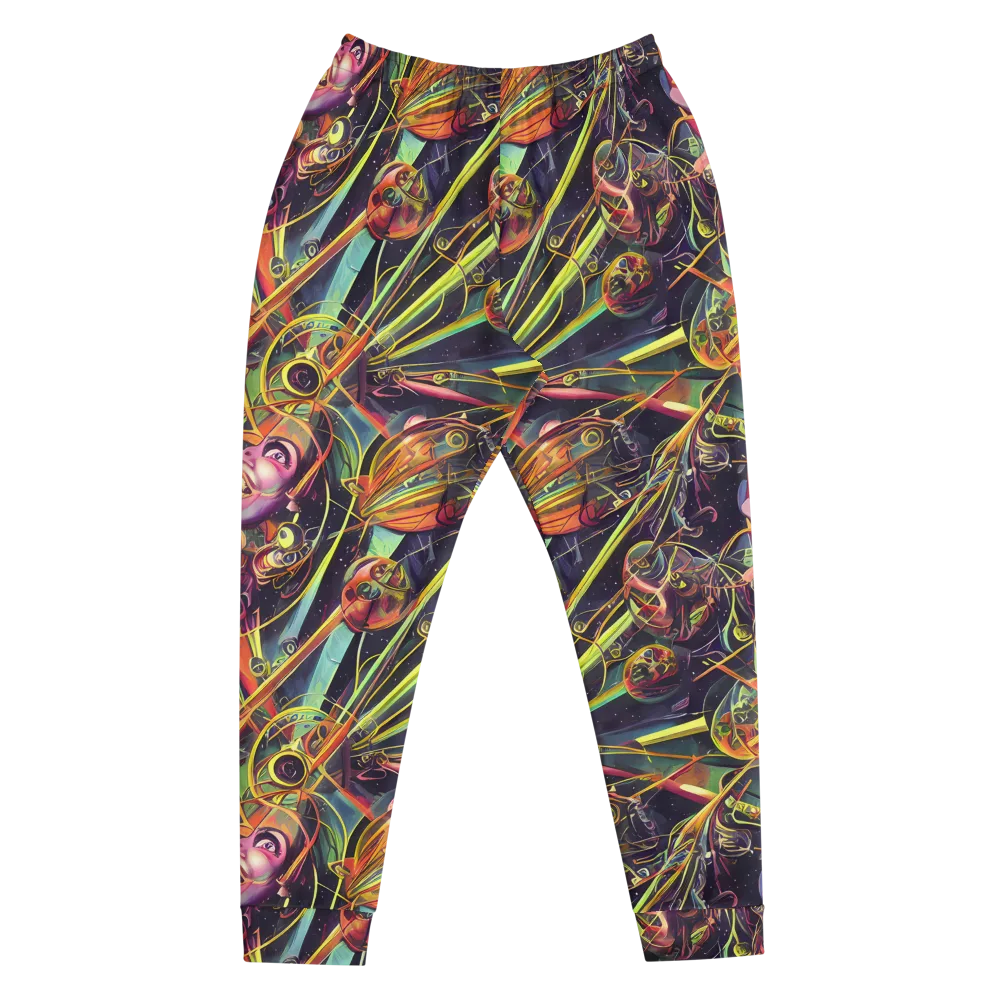 Psychedelic Deep Space on Men's Joggers — Front