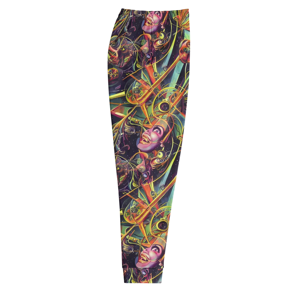 Psychedelic Deep Space on Men's Joggers — Right