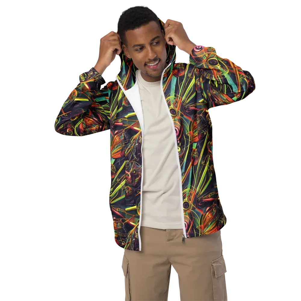 Psychedelic Deep Space on Men's Windbreaker — Front