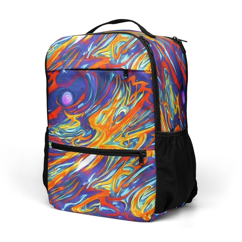 Galactic Ember on Utility Backpack — Left Front