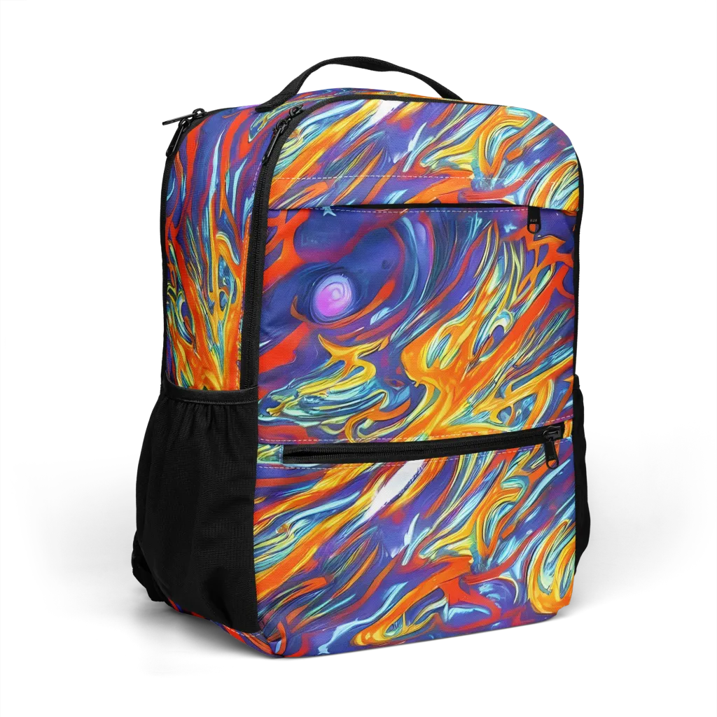 Galactic Ember on Utility Backpack — Right Front
