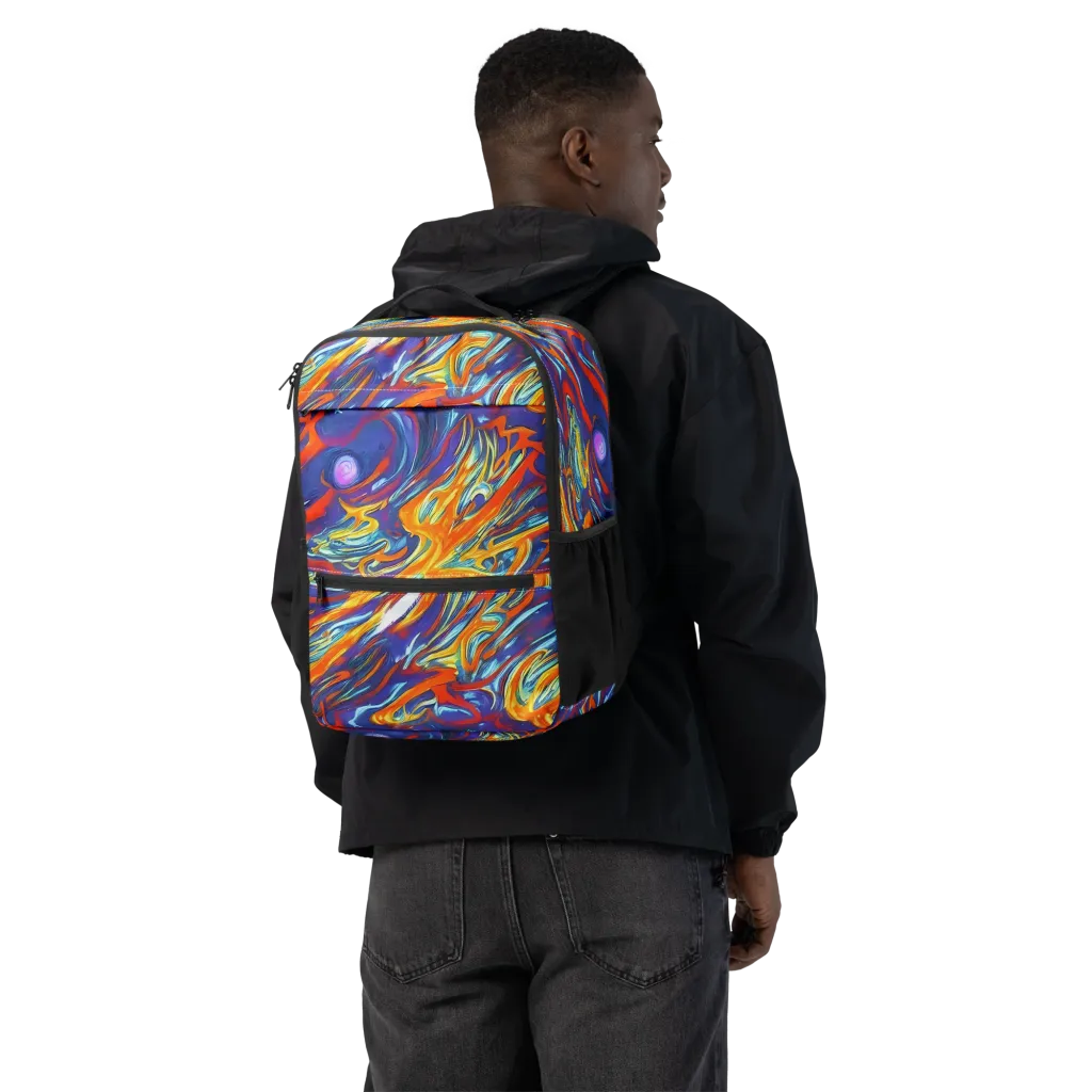 Galactic Ember on Utility Backpack — Back