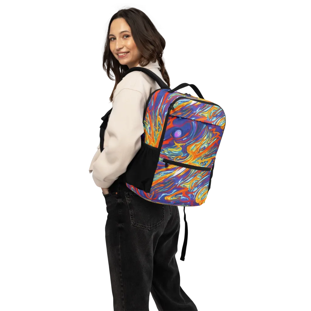 Galactic Ember on Utility Backpack — Back