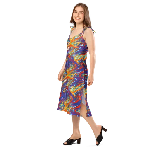 Galactic Ember on a Slip Dress