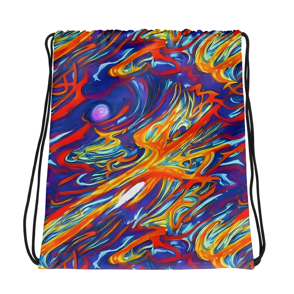 Galactic Ember on Drawstring Bag — Photo